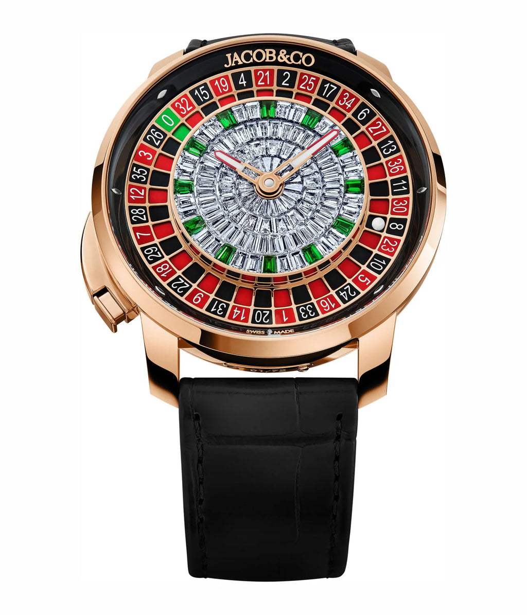 Jacob & Co. Casino Tourbillon Rose Gold Baguette
